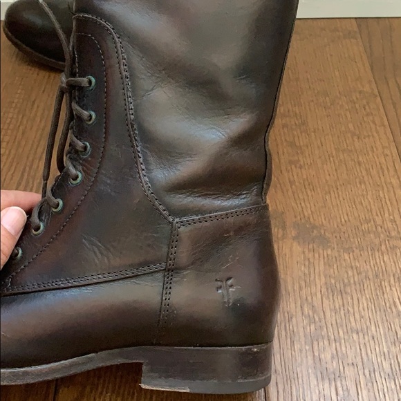 SOLD- ❌RARE- FRYE Melissa riding boots with laces - Picture 5 of 7